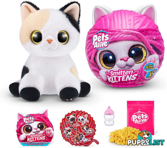 Zuru - Pet's Smitten Kitten's Interactive Plush - Azazt9541 - 193052050304