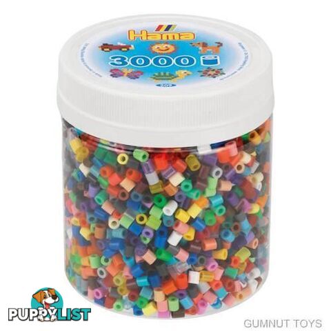 Hama Beads Tub - Craft Kit - 3000 Pieces Primary Pack - Gdhama20900 - 028178209681