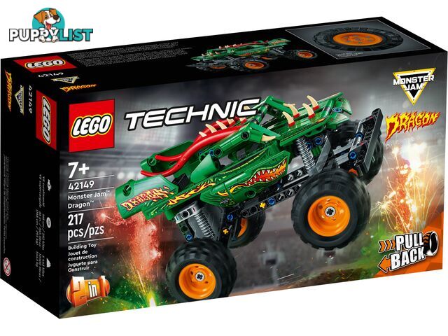 LEGO 42149 Monster Jamâ„¢ Dragonâ„¢ - Technic - 5702017400099