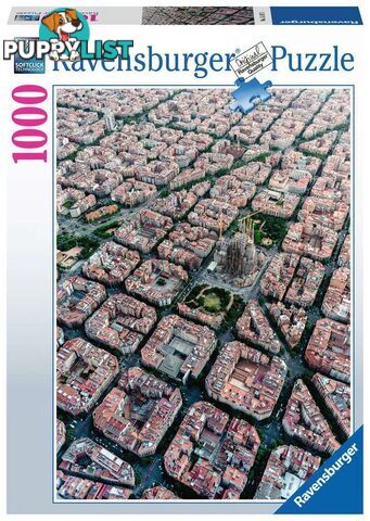 Ravensburger - Barcelona From Above Jigsaw Puzzle 1000pc - Mdrb15187 - 4005556151875