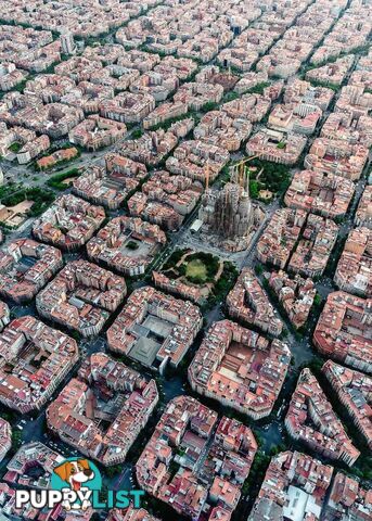 Ravensburger - Barcelona From Above Jigsaw Puzzle 1000pc - Mdrb15187 - 4005556151875