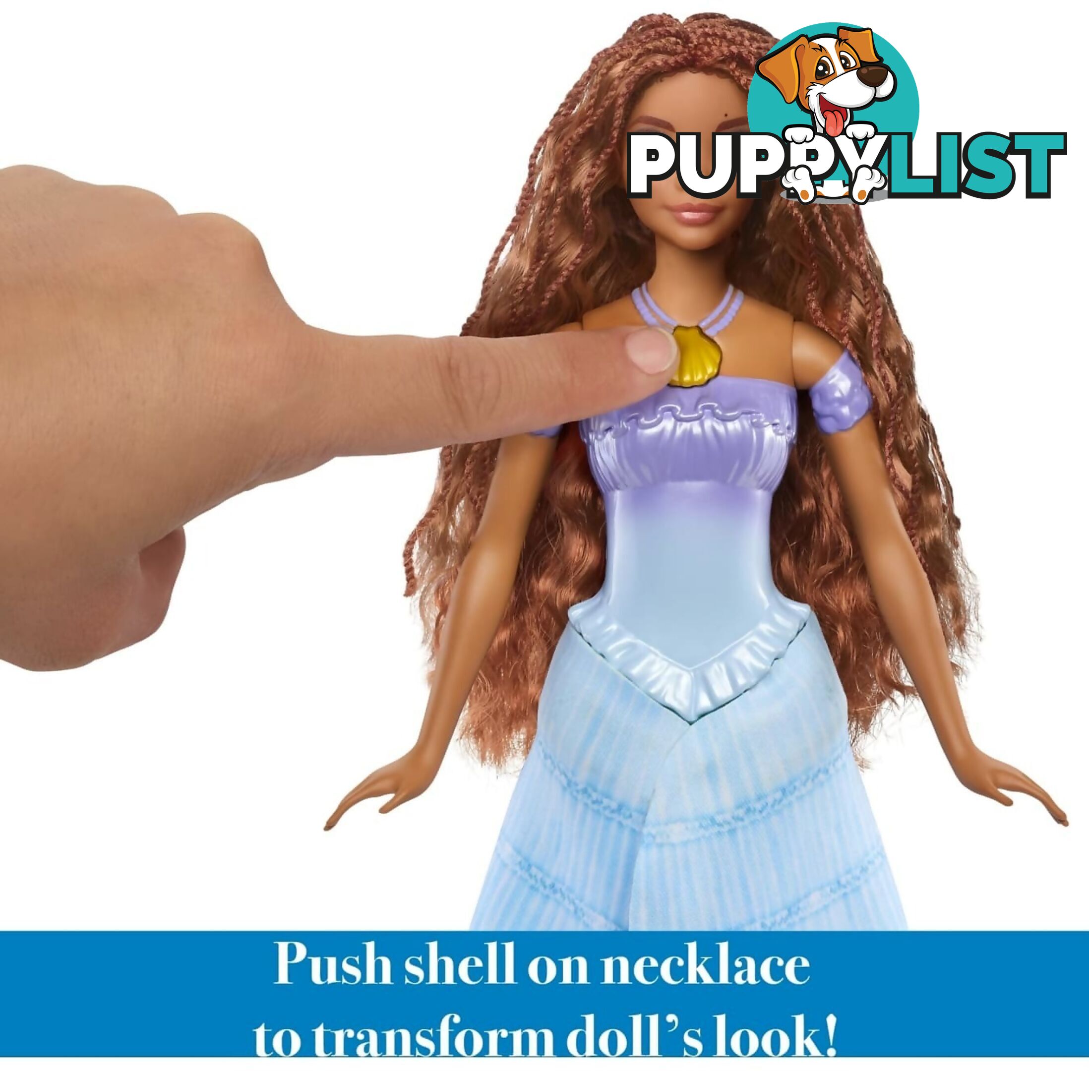 Disney - The Little Mermaid - Transforming Ariel Fashion Doll Switch From Human To Mermaid - Mattel - Mahlx13 - 194735121458