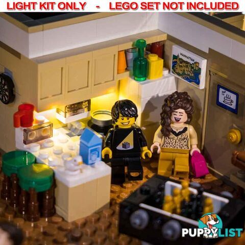 LIGHT KIT for LEGO The Friends Apartments 10292 - Light My Bricks - 744109767340