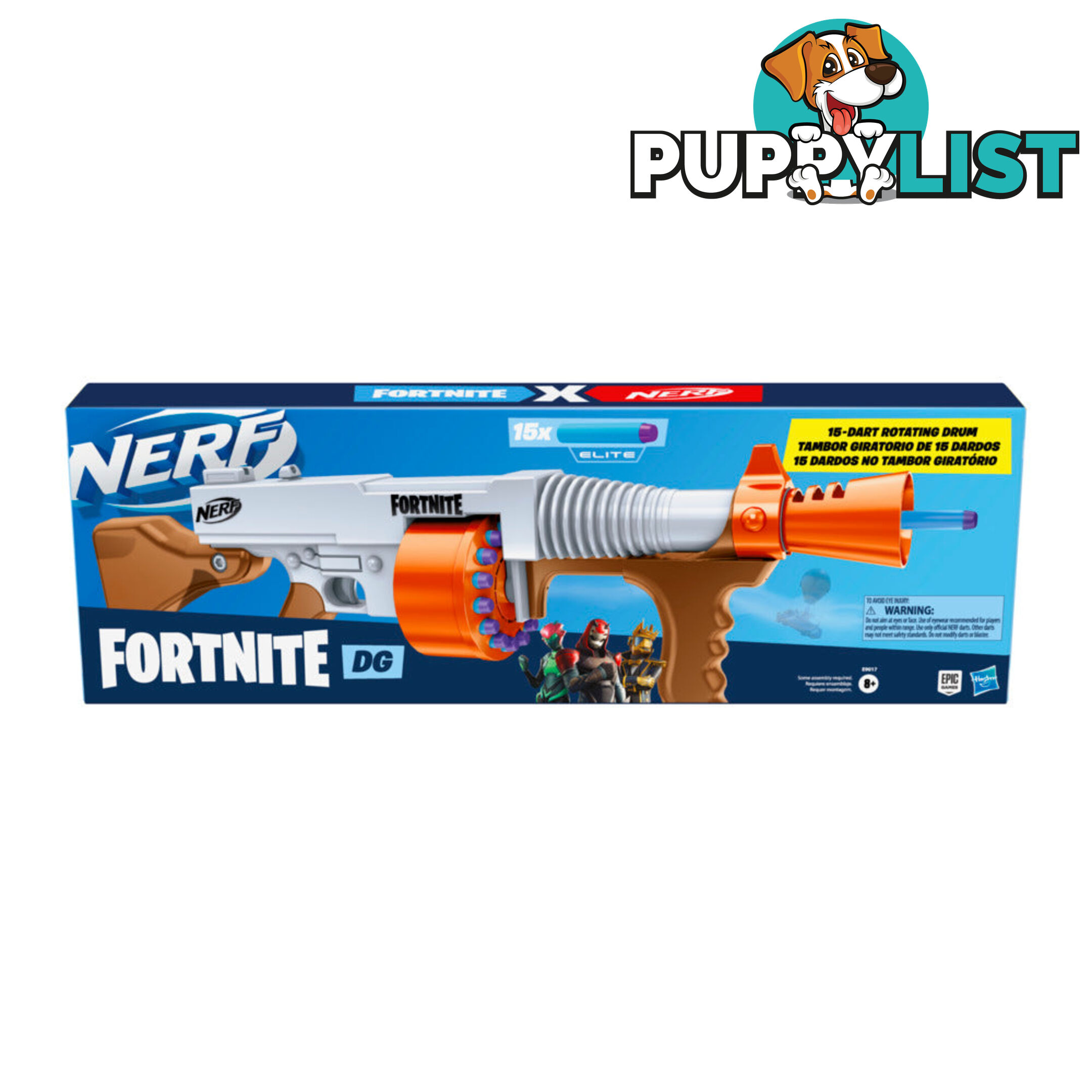 Nerf Fortnite Dg Blaster - Hbe9017sa00 - 630509954315