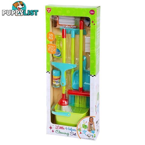 Little Helper Cleaning Set 10 Pieces  Playgo Toys Ent. Ltd Art63635 - 4892401034564