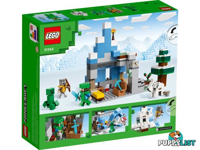 LEGO 21243 The Frozen Peaks - Minecraft - 5702017399461