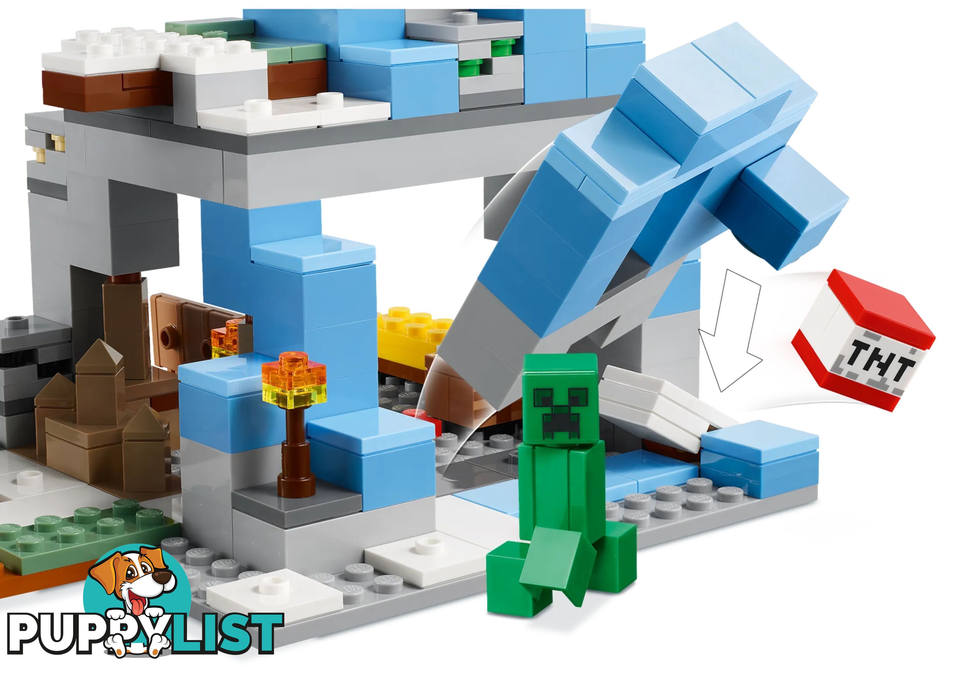 LEGO 21243 The Frozen Peaks - Minecraft - 5702017399461