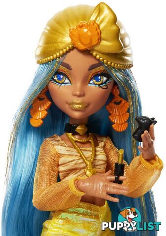 Monster High - Doll Cleo De Nile Skulltimate Secrets: Fearidescent - Mattel - Mahnf76 - 194735139293