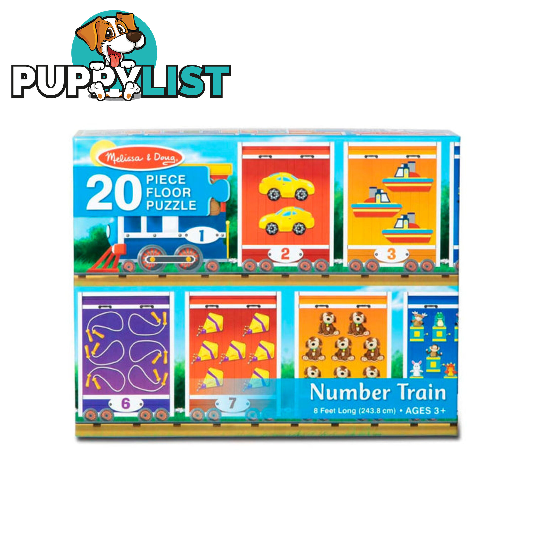 Melissa & Doug - Number Train Floor Puzzle - Mdmnd31000 - 000772310000