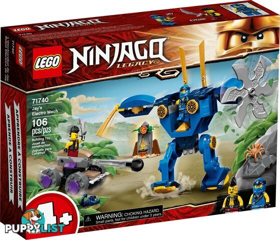 LEGO 71740 Jay' s Electro Mech - NINJAGO  4+ - 5702016889574