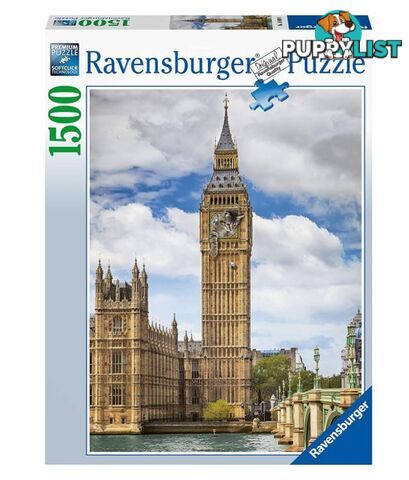 Ravensburger - Funny Cat On Big Ben Jigsaw Puzzle 1500pc - Mdrb16009 - 4005556160099