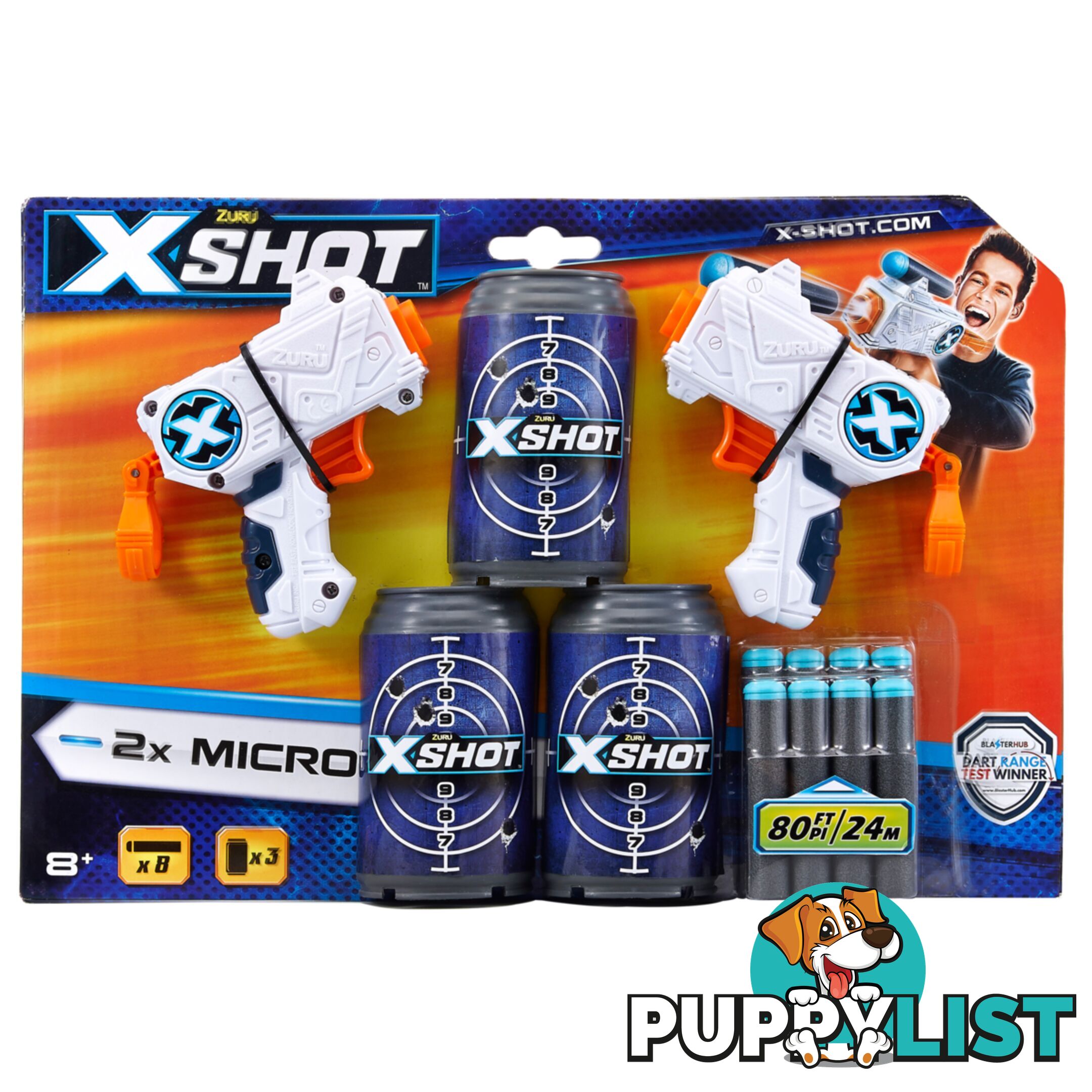 Zuru X-shot 2x Micro Dart Blasters Azazt3621 - 845218008321