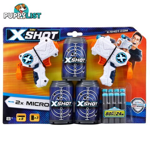 Zuru X-shot 2x Micro Dart Blasters Azazt3621 - 845218008321