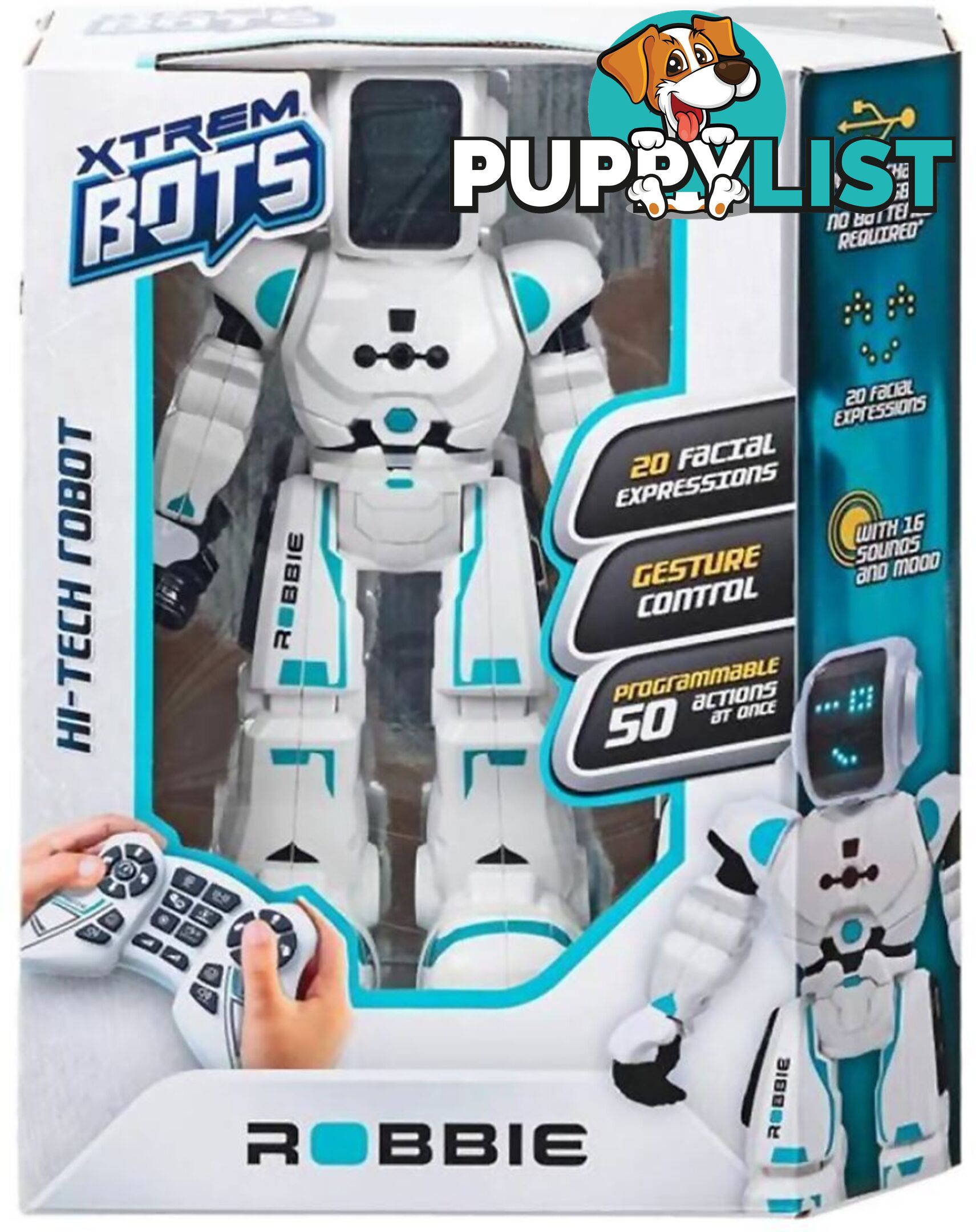 Silverlit - Extrem Bots Robbie Robot - Gdlsxt380831 - 8436536808315