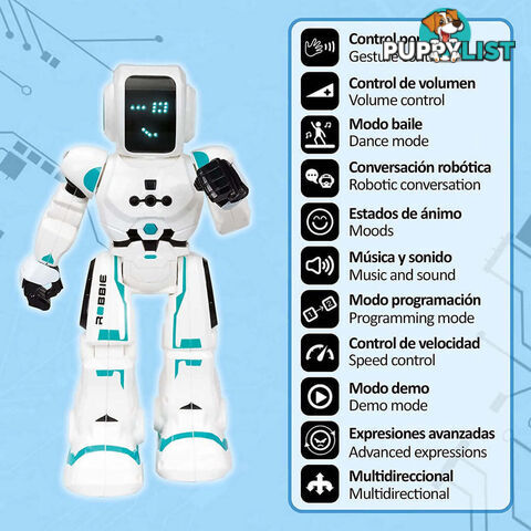 Silverlit - Extrem Bots Robbie Robot - Gdlsxt380831 - 8436536808315