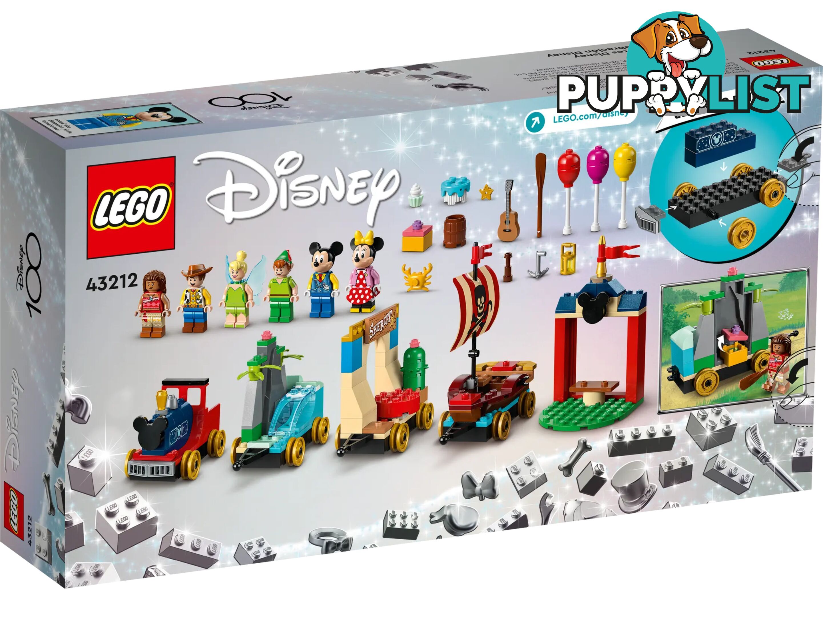 LEGO 43212 Disney Celebration Trainâ€‹ - Disney 4+ - 5702017424798