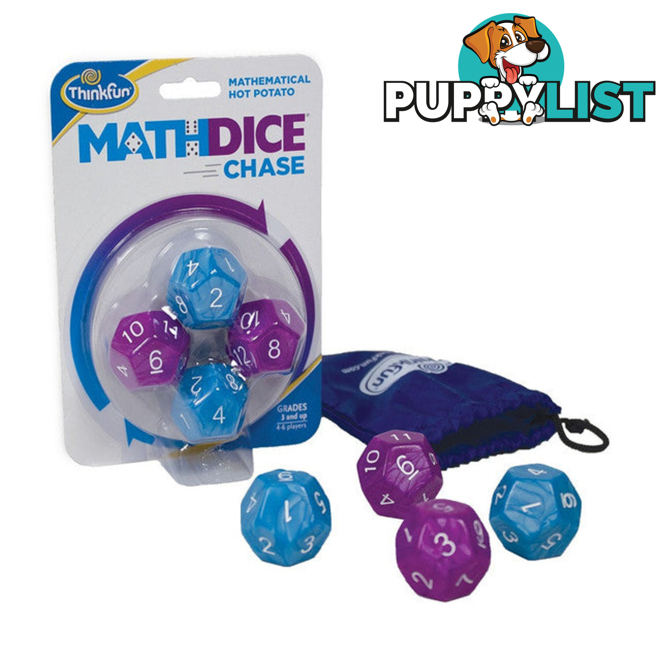 Thinkfun Math Dice Chase - Mdtn1505 - 019275015053