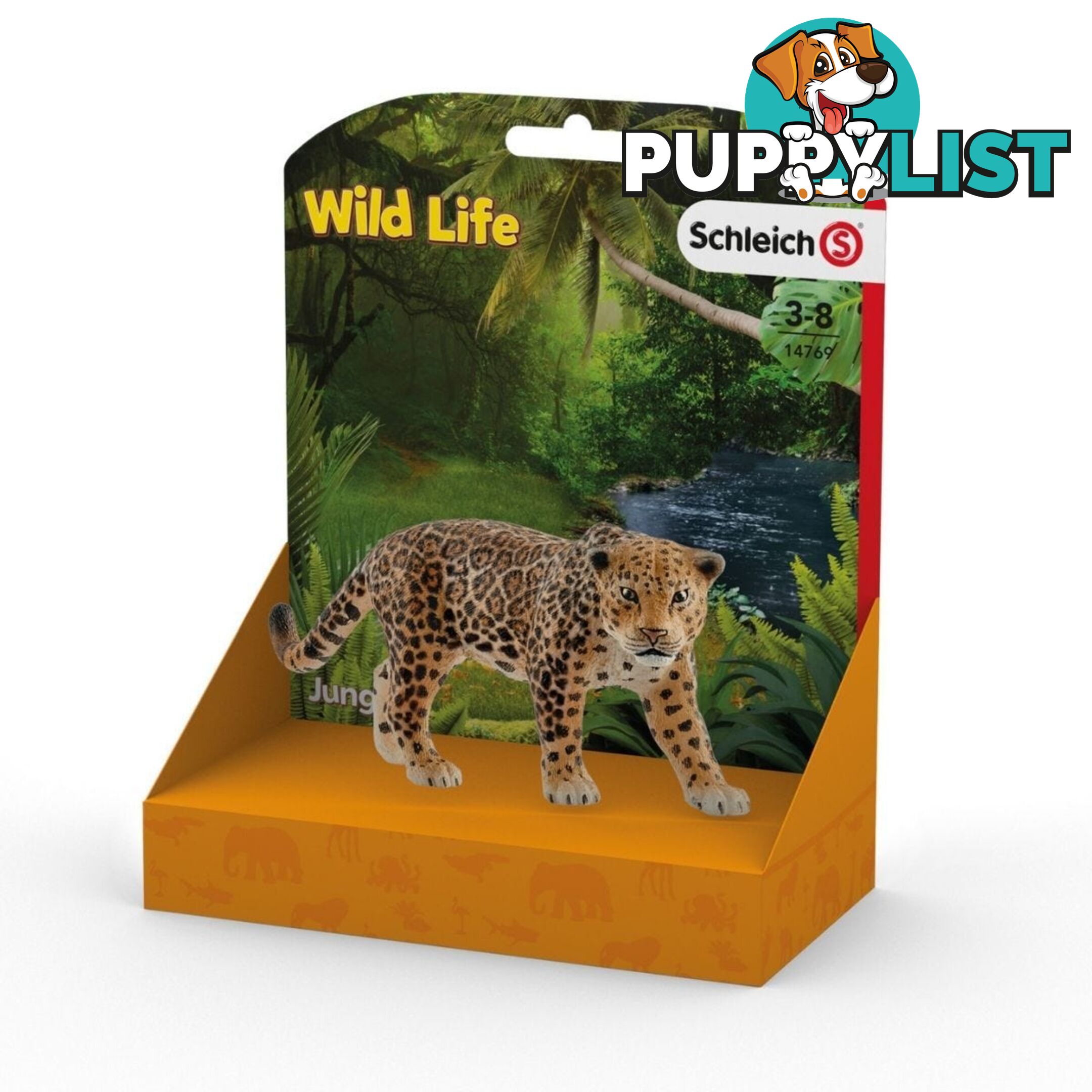 Schleich - Jaguar   Wildlife Animal Figurine Sc14769 - 4055744012617