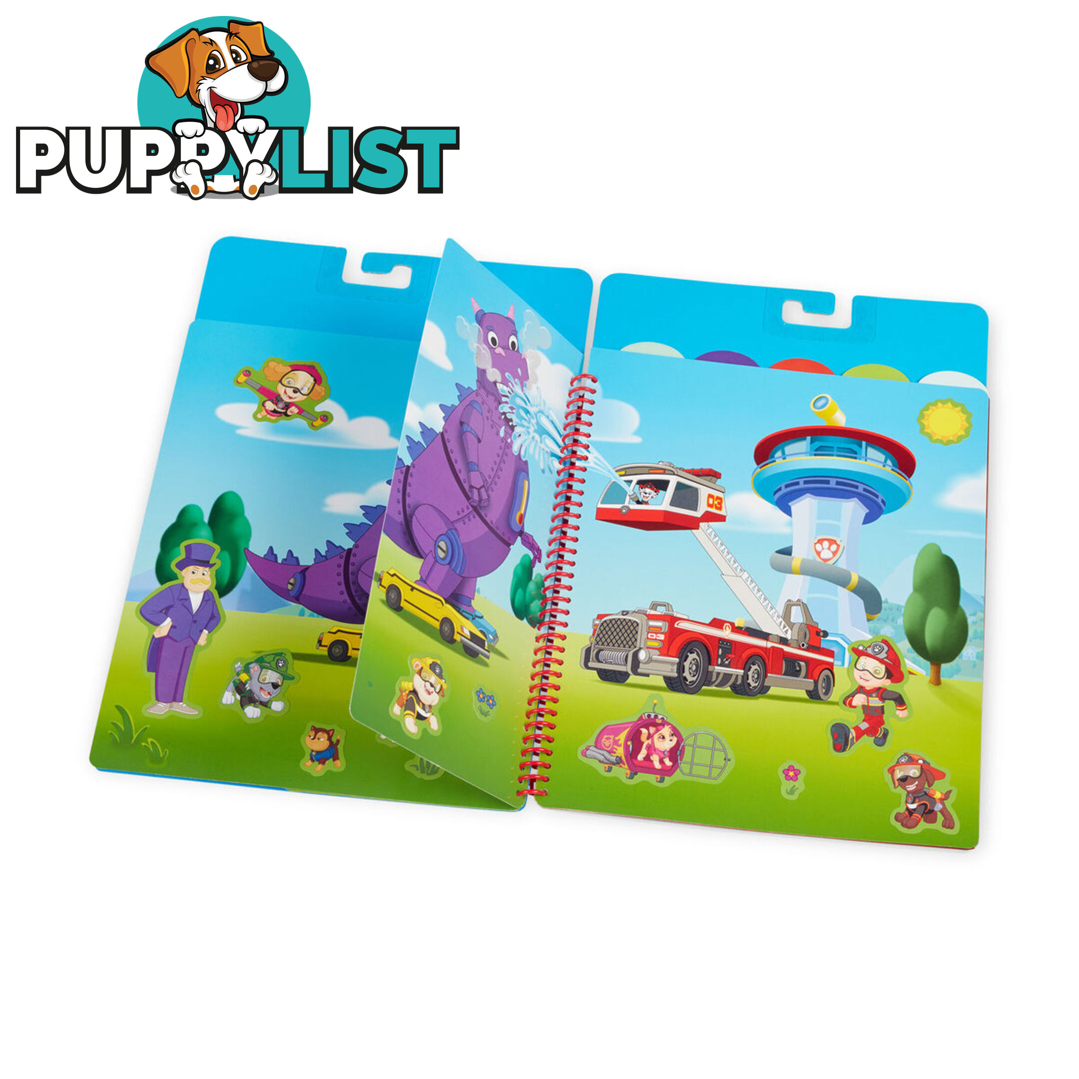 Melissa & Doug - Paw Patrol Restickable Stickers Flip-flap Pad - Ultimate Rescue   Mdmnd33255 - 000772332552