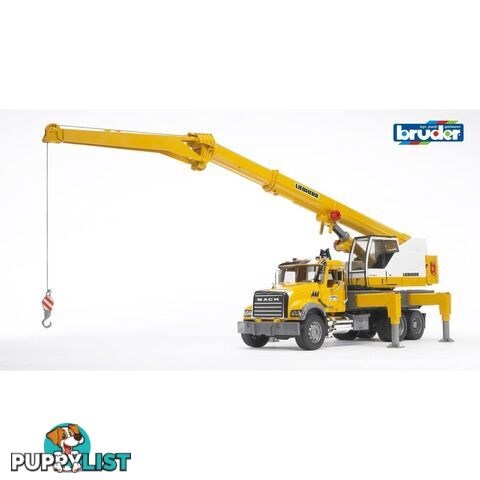 Bruder 1:16 Mack Granite Liebherr Crane Truck Zi24002818 - 4001702028183