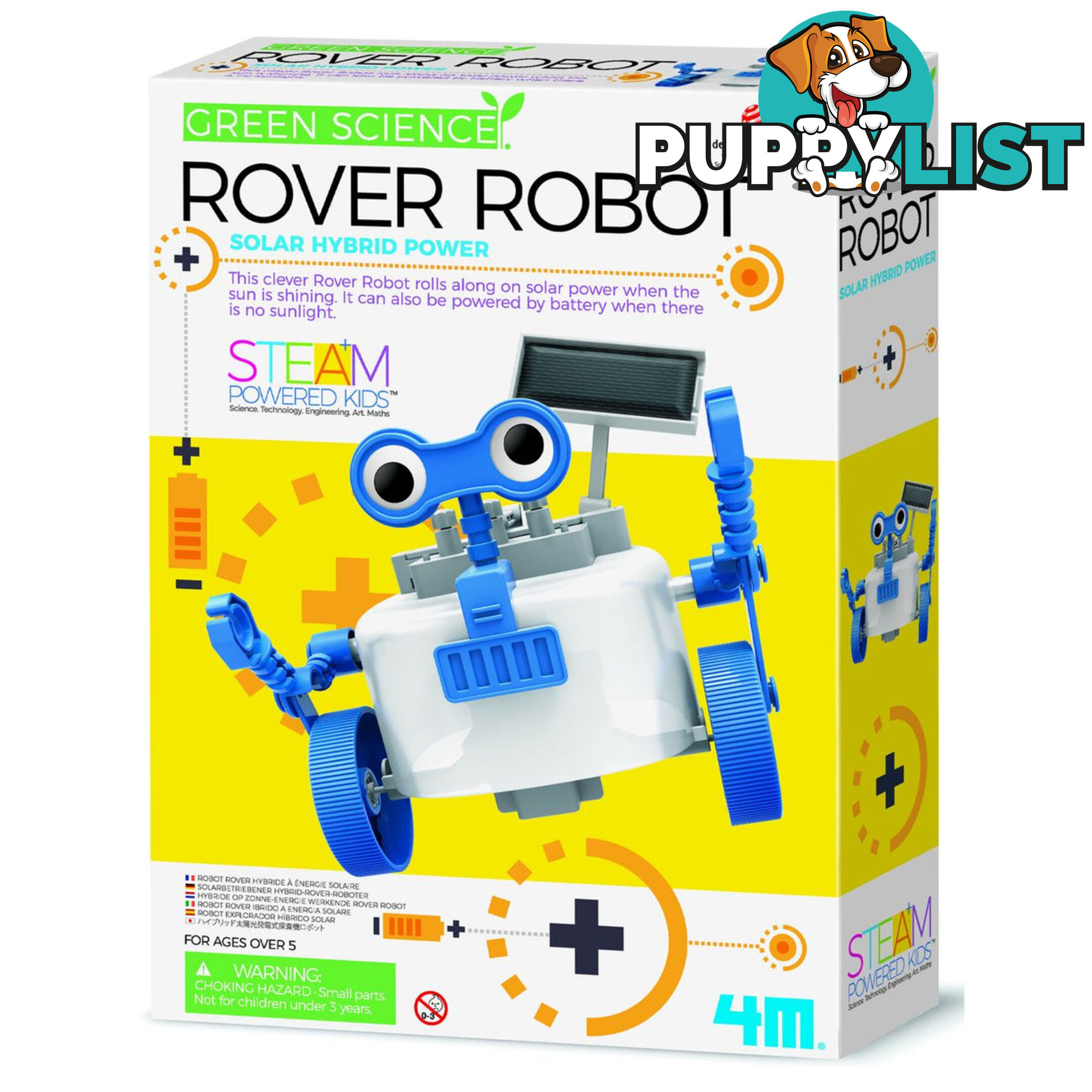 4m - Steam-powered Kids - Green Science Rover Robot - Green Energy Jpfsg3417 - 4893156034175