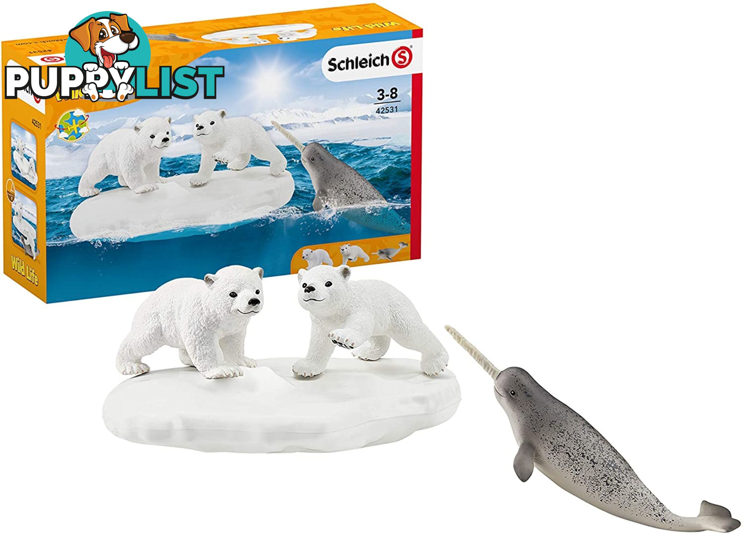 Schleich - Wild Life Polar Playground 4 Piece Playset Sc42531 - 4059433277714