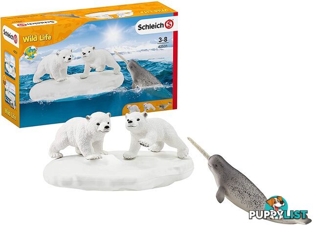 Schleich - Wild Life Polar Playground 4 Piece Playset Sc42531 - 4059433277714