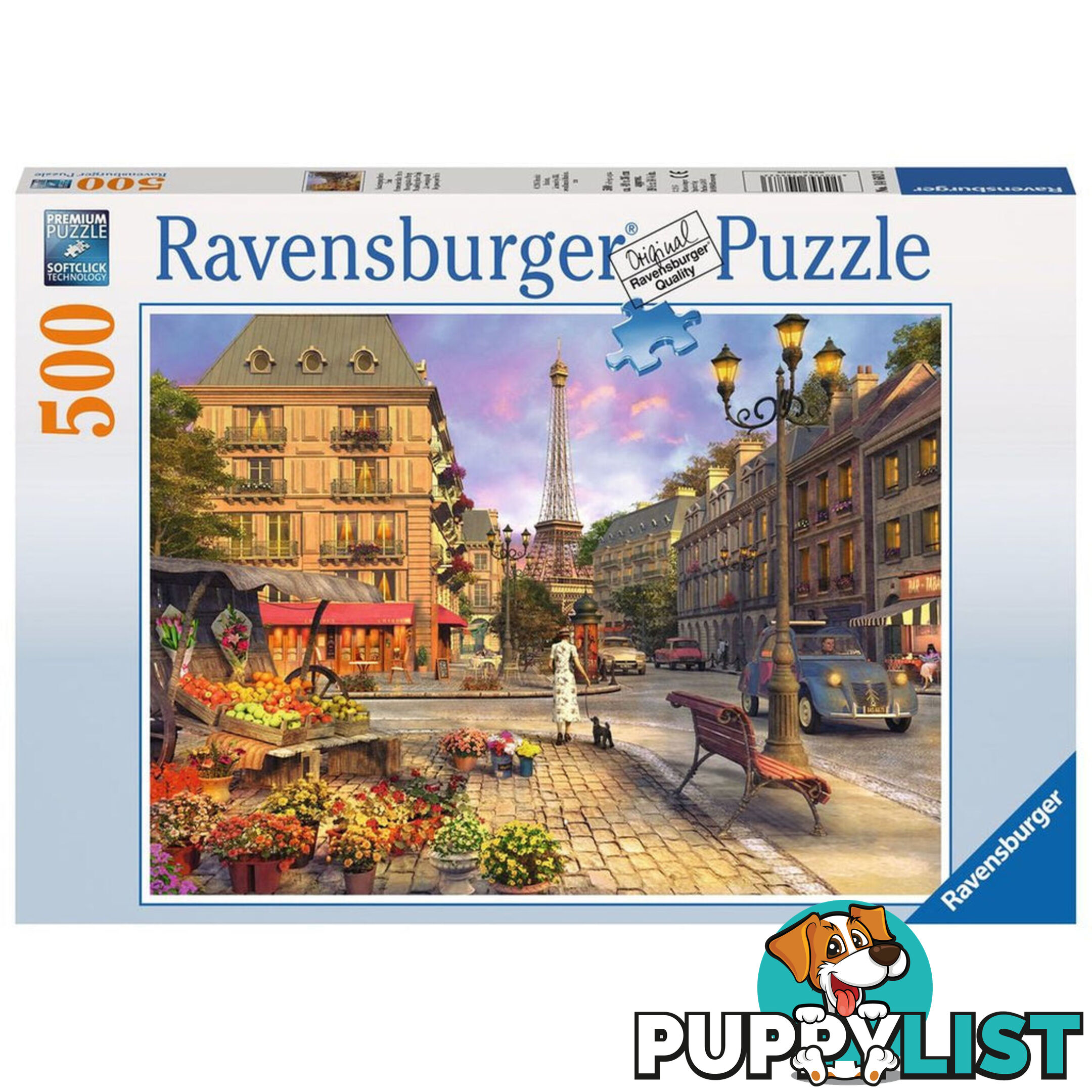 Ravensburger - Walk Through Paris Jigsaw Puzzle 500pc - Mdrb14683 - 4005556146833