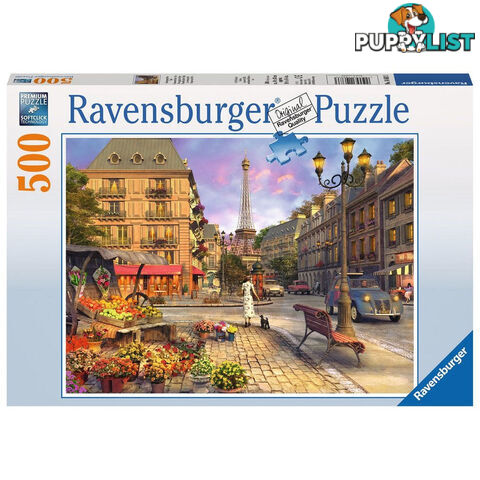 Ravensburger - Walk Through Paris Jigsaw Puzzle 500pc - Mdrb14683 - 4005556146833