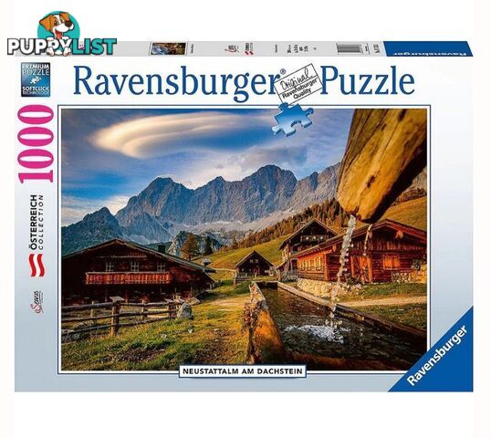 Ravensburger - Neustattalm Dachstein Mountains Jigsaw Puzzle 1000 Pieces - Mdrb17173 - 4005556171736