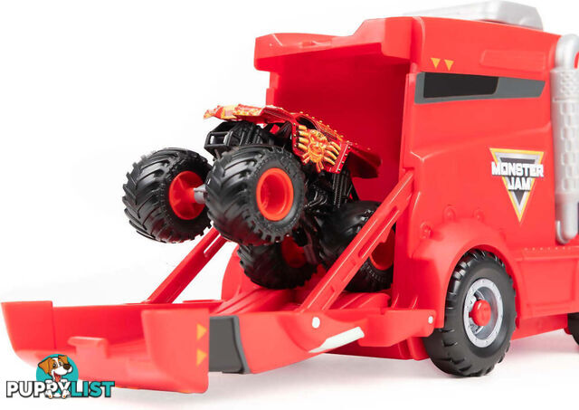 Monster Jam - 1:64 Launch N Go Hauler - Spin Master Si60688319 - 778988500989