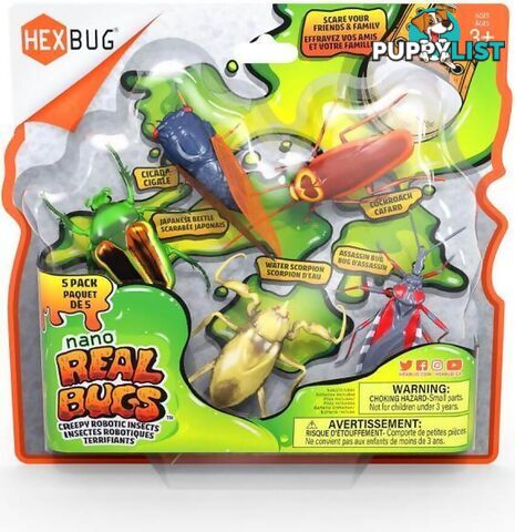 Hexbug - Nano Real Bugs 5 Pack - Si6068919 - 807648076769