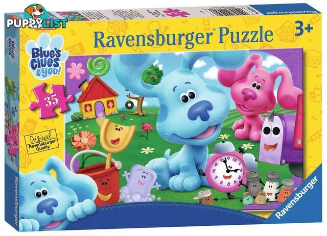 Ravensburger - Blue Clues Jigsaw Puzzle 35pc - Mdrb05570 - 4005556055708