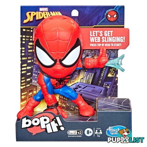 Bop It Spiderman Sequence Game Hbf32410000 - 195166143132