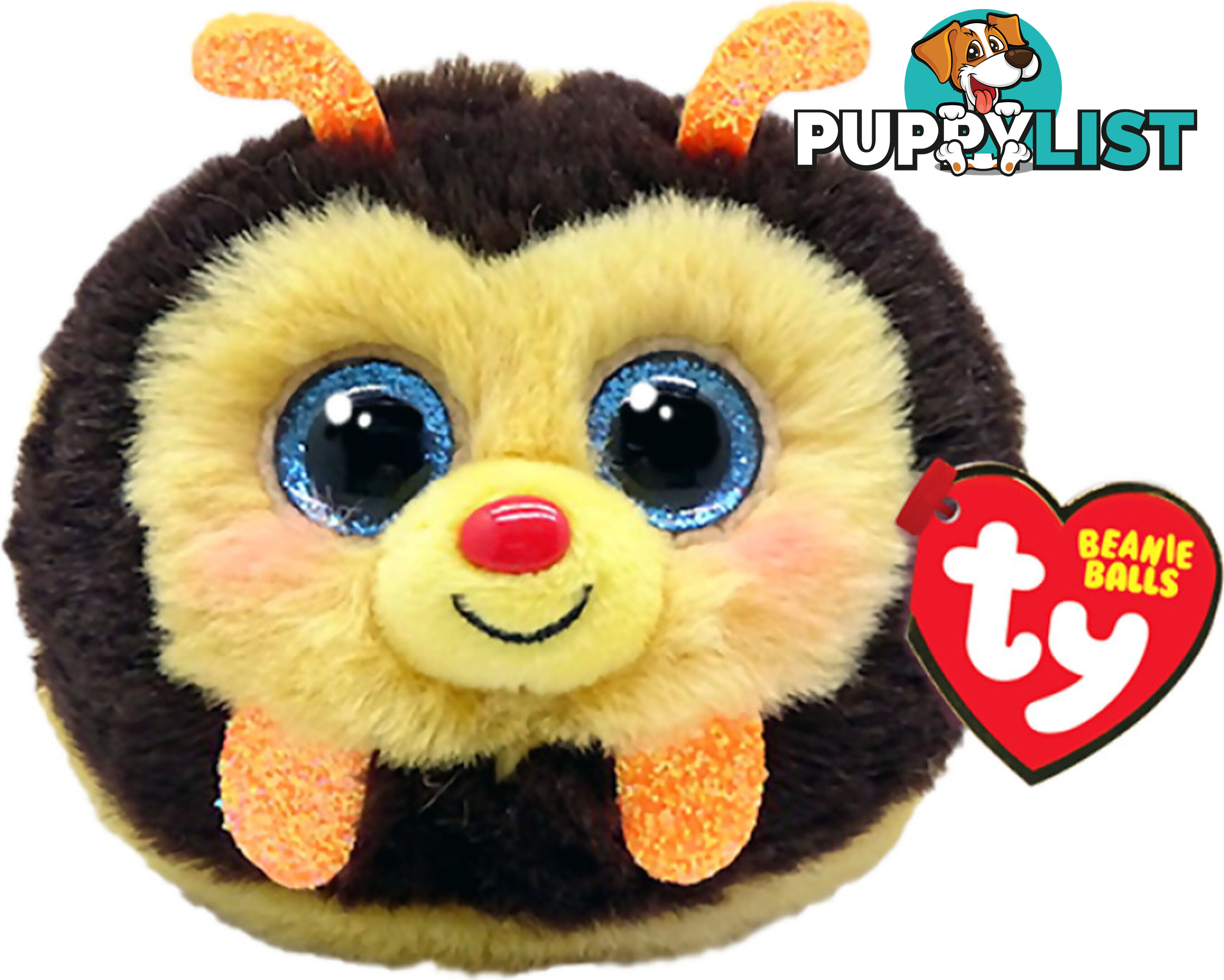 Ty Beanie Boos Balls - Zinger Bee - Puffies - Bg42536 - 008421425365