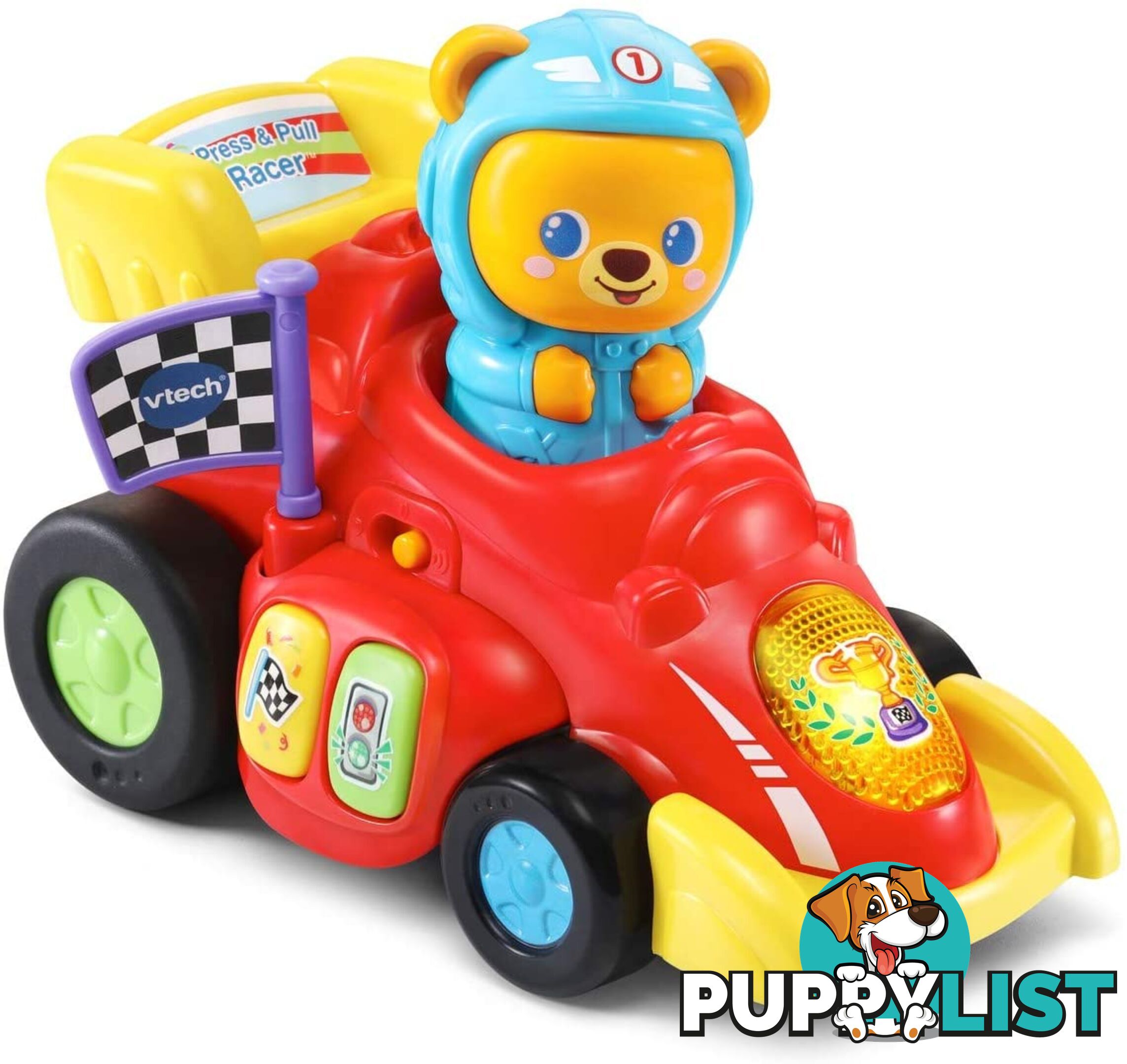 Vtech - Race-along Bear Baby Toy Car Vtech Tn80528403 - 3417765284038