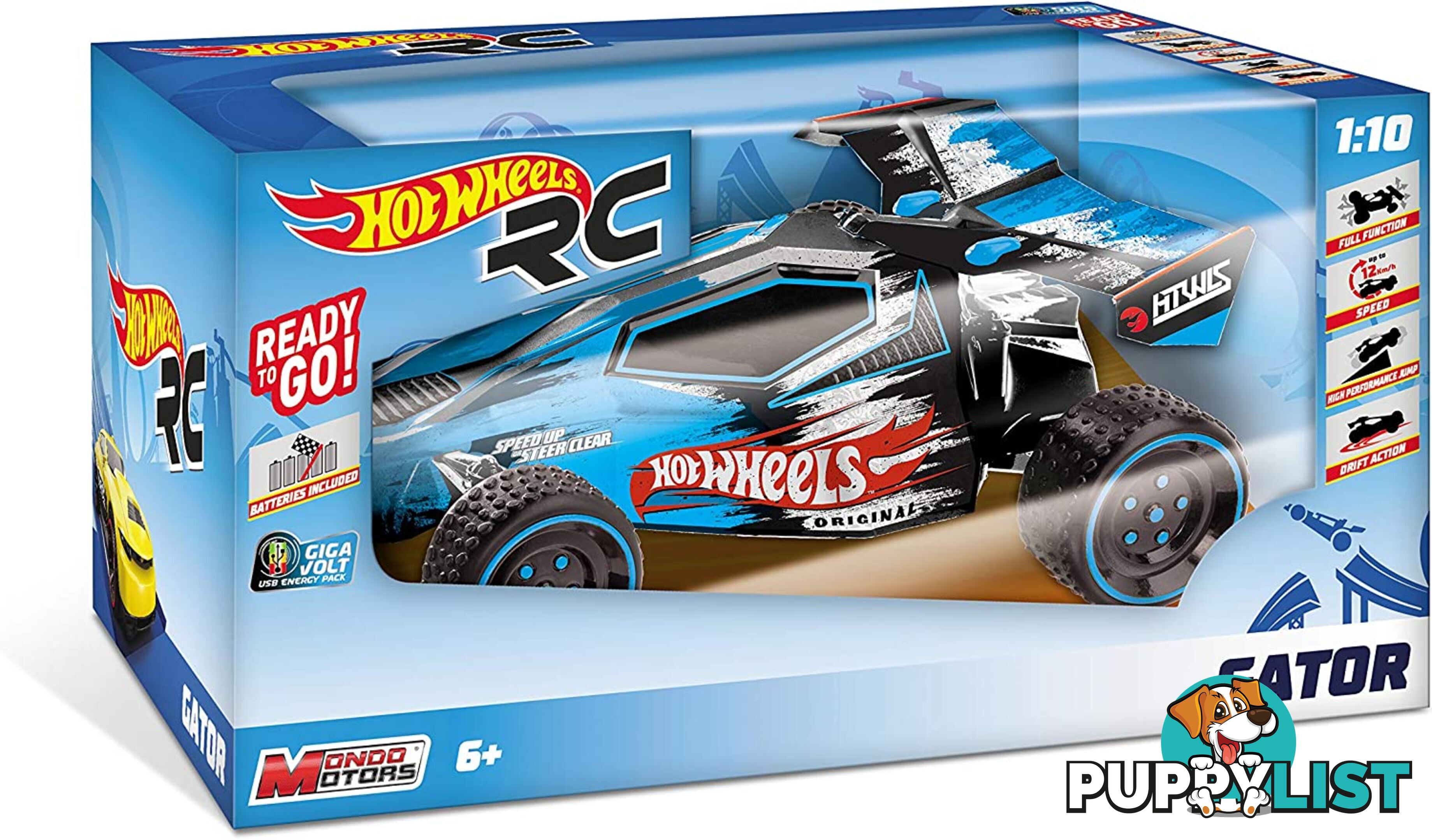 Hot Wheels® - Rc Buggy Gator 1:10  - Lu63652d - 8001011636525