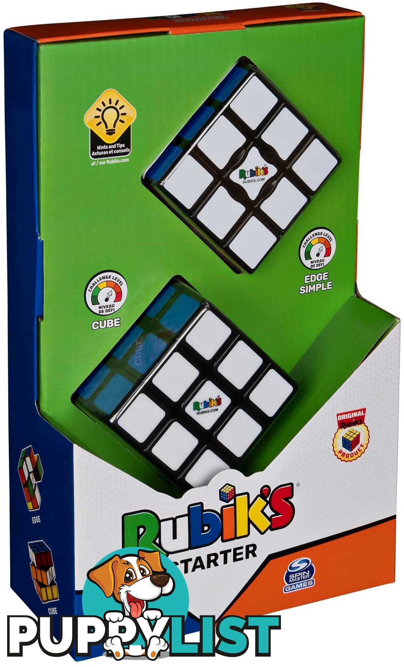 Rubikâ€™s - Starter Pack 3x3 Cube And Edge - Si6064005 - 778988419946