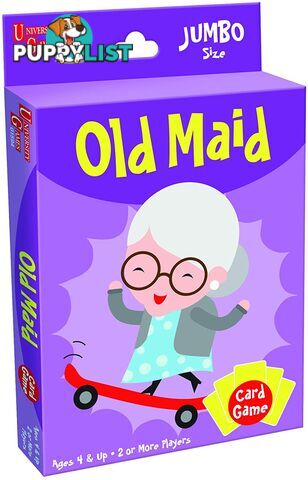 Old Maid Card Game Jumbo Size - University Games Ug01594 - 794764015942