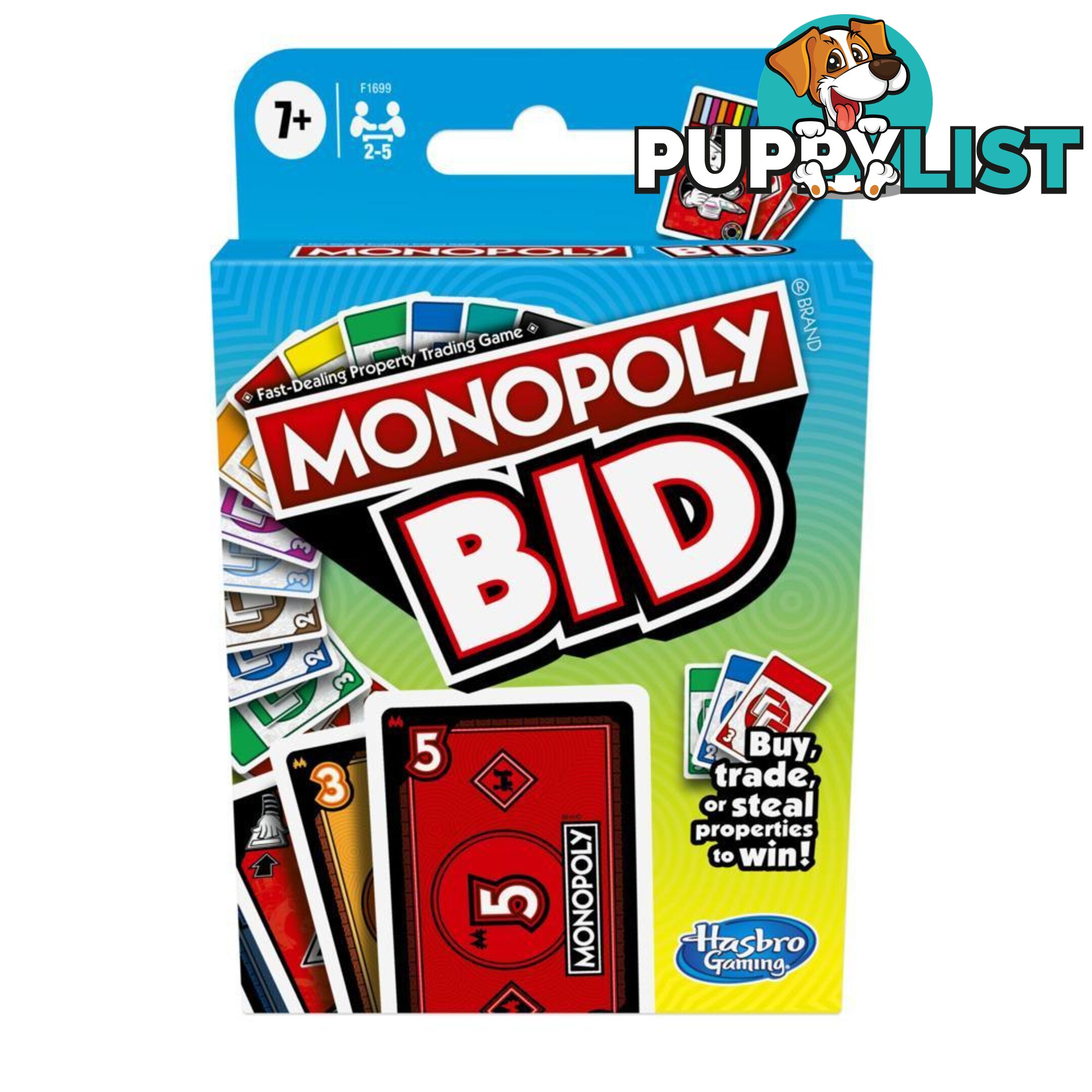 Monopoly Bid Hasbro - Hbf16990751 - 630509985890