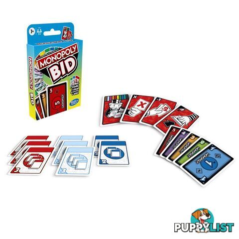 Monopoly Bid Hasbro - Hbf16990751 - 630509985890