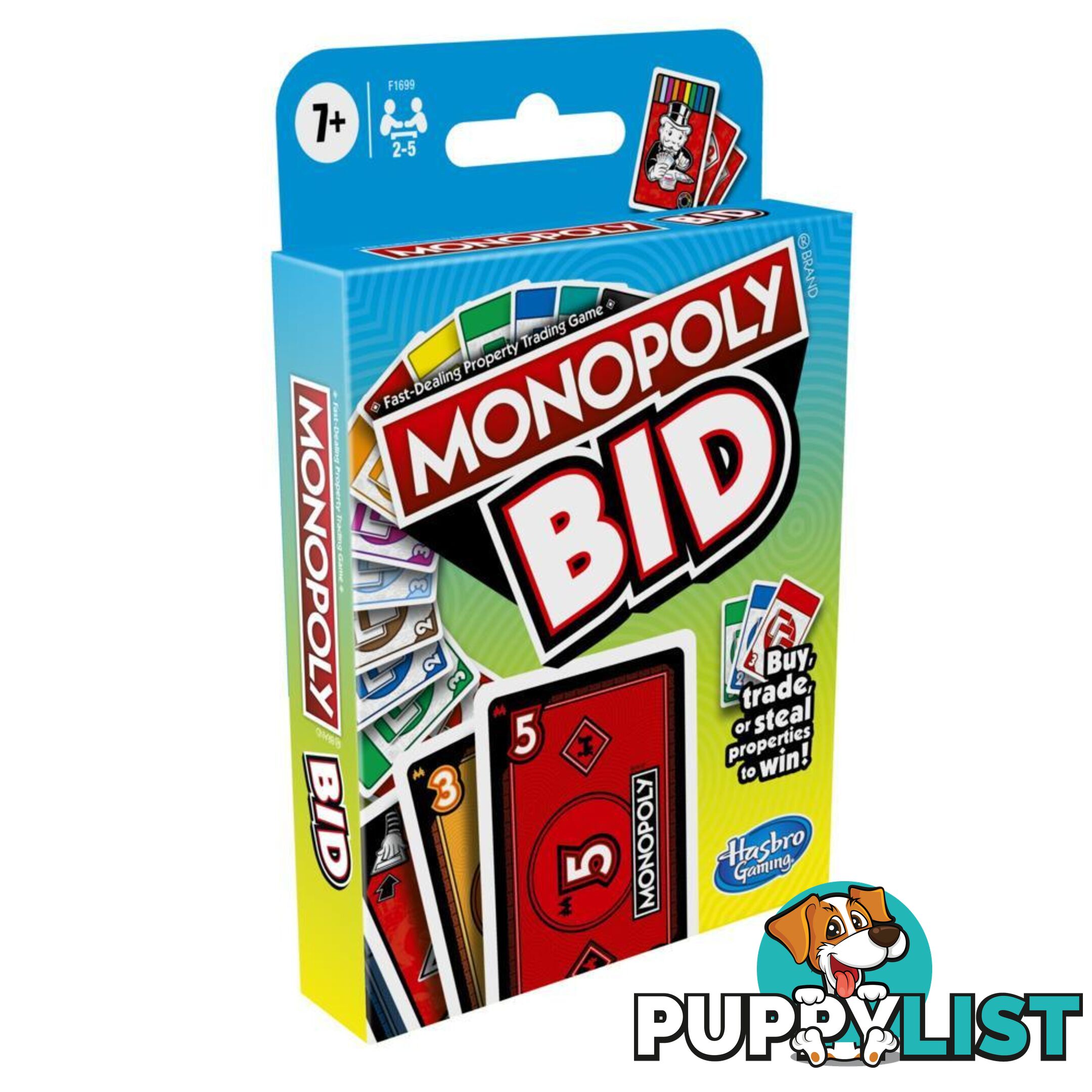 Monopoly Bid Hasbro - Hbf16990751 - 630509985890