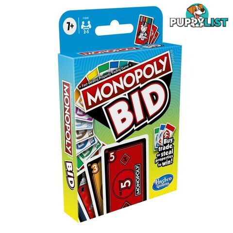 Monopoly Bid Hasbro - Hbf16990751 - 630509985890