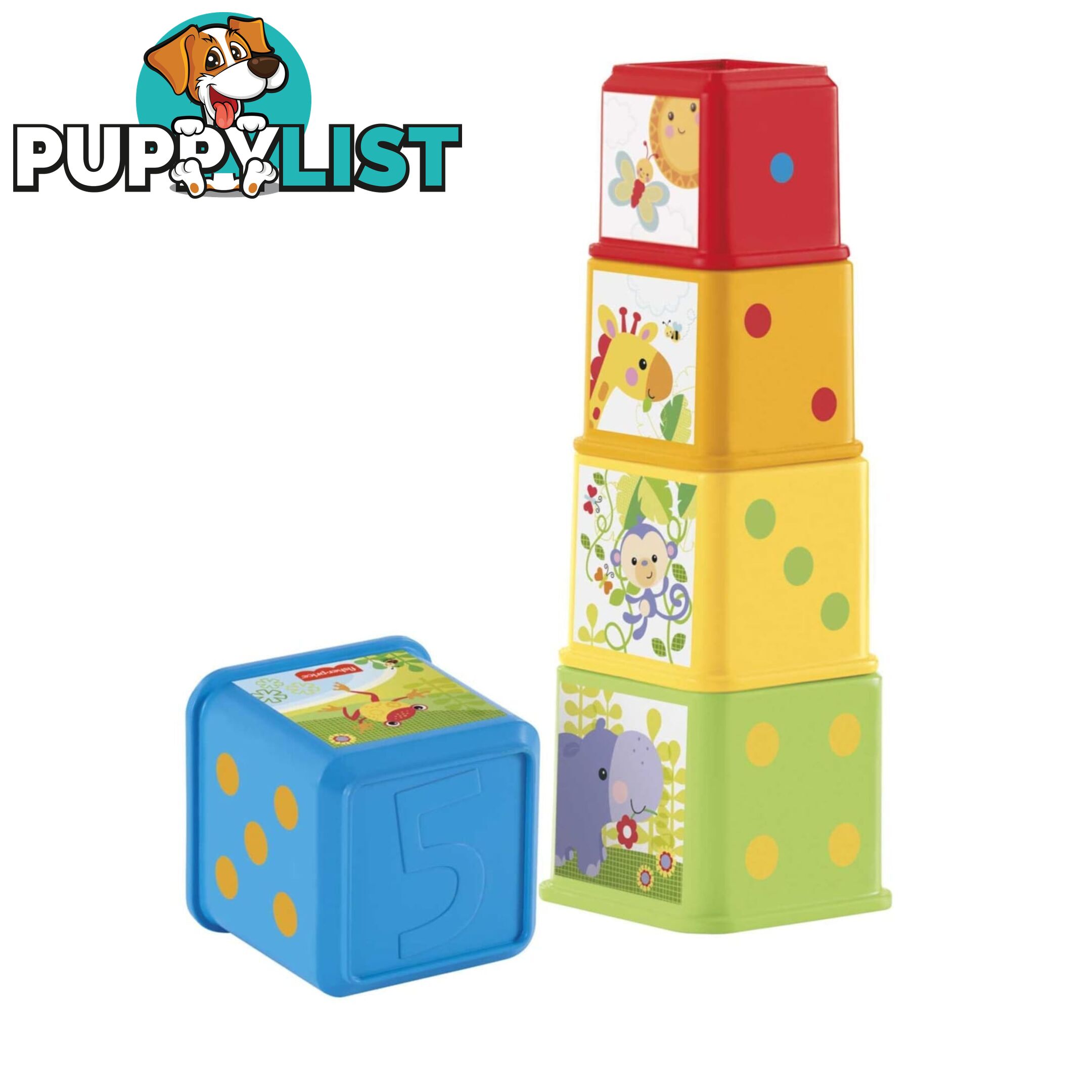 Fisher-Price Stack & Explore Blocks - Macdc52 - 887961037807