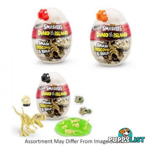 Zuru - Smashers Dino Island Nano Egg Assorted - Zuru - Azazt7495sq1 - 4894680023550