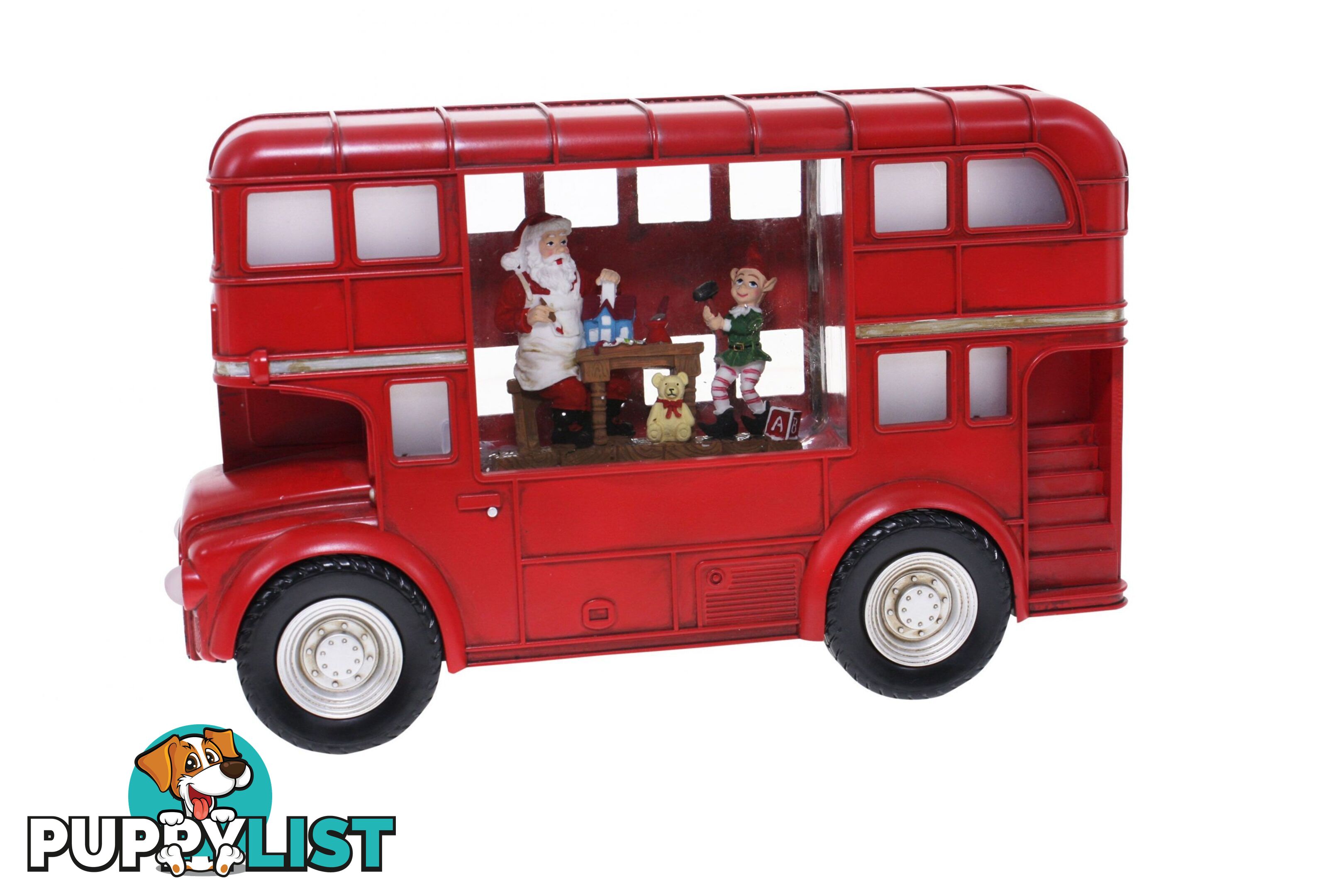 Cotton Candy - Xmas Dbl Decker Bus Santa Workshop - 9353468015132