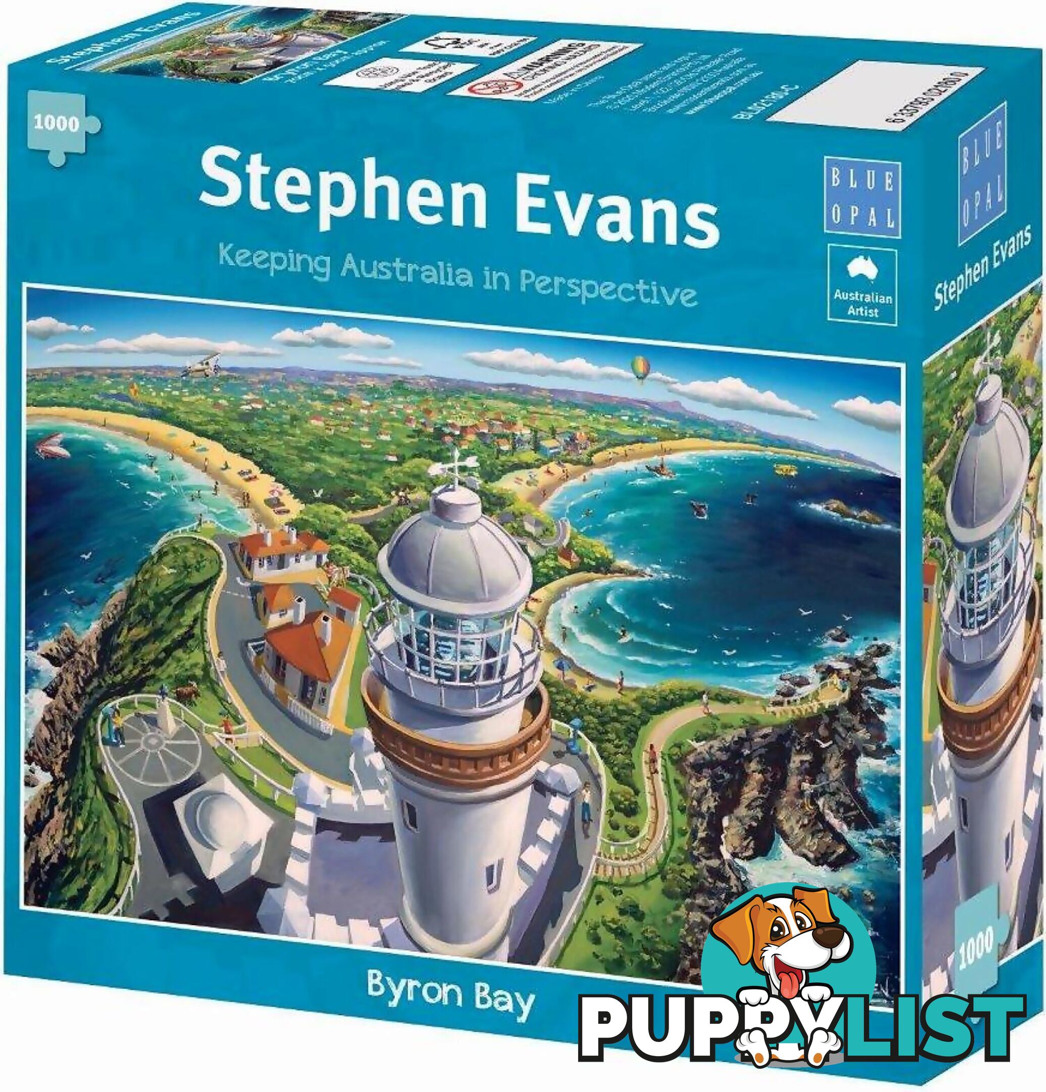 Blue Opal - Evans Byron Bay Jigsaw Puzzle 1000 Pieces - Mdbl02180 - 633793021800