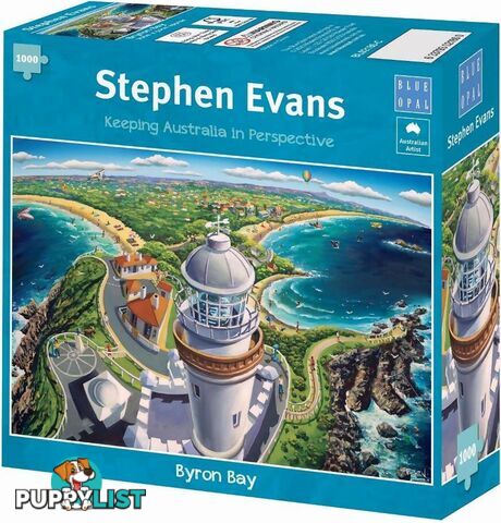 Blue Opal - Evans Byron Bay Jigsaw Puzzle 1000 Pieces - Mdbl02180 - 633793021800