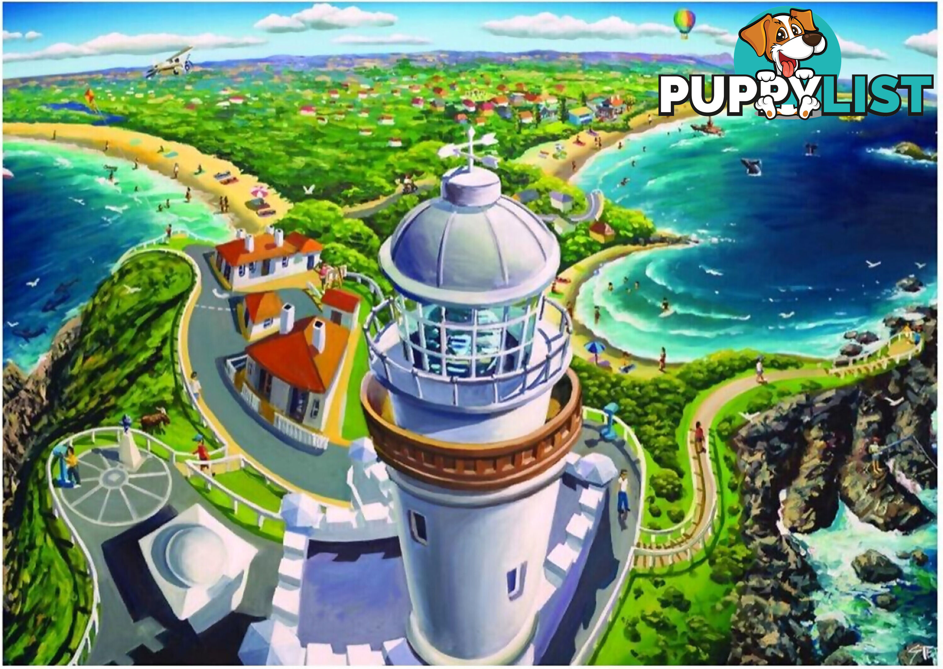 Blue Opal - Evans Byron Bay Jigsaw Puzzle 1000 Pieces - Mdbl02180 - 633793021800