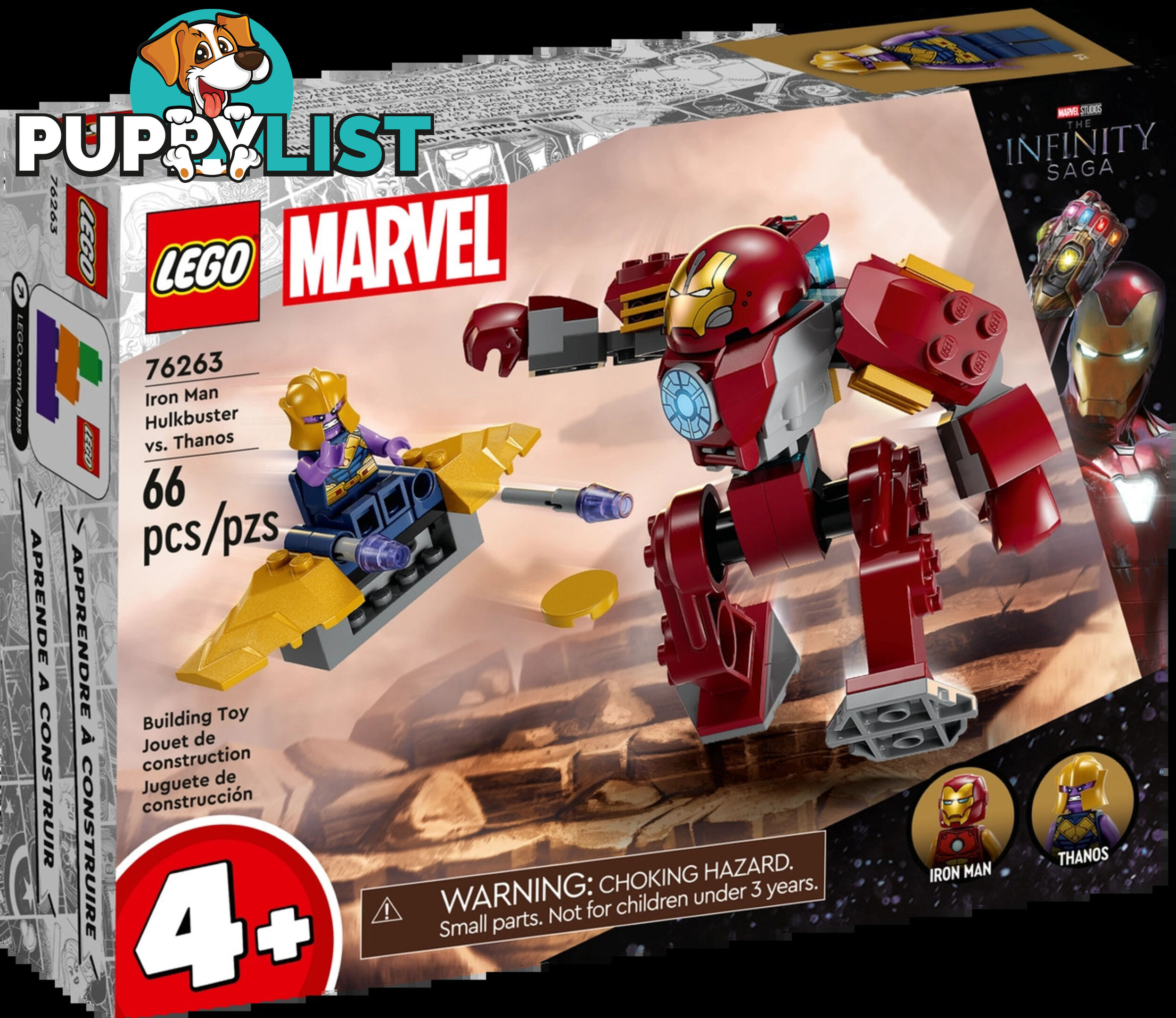 LEGO 76263 Iron Man Hulkbuster vs. Thanos - Marvel Super Heroes - 5702017419794